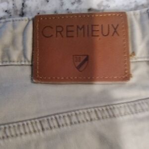 Daniel Cremieux 40 X 30 Men's Cream Jeans